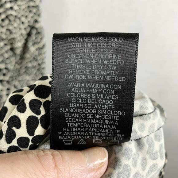 Norma Kamali Womens Reptile Print Bodycon Midi Dress Sz S Ruched Cocktail‎ Event - Picture 15 of 16